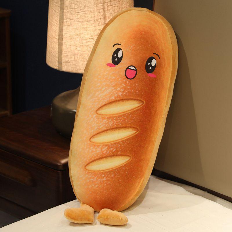 Comfortable Plush Toy For Sleeping Or As Sofa Cushion Simulation Bread Design