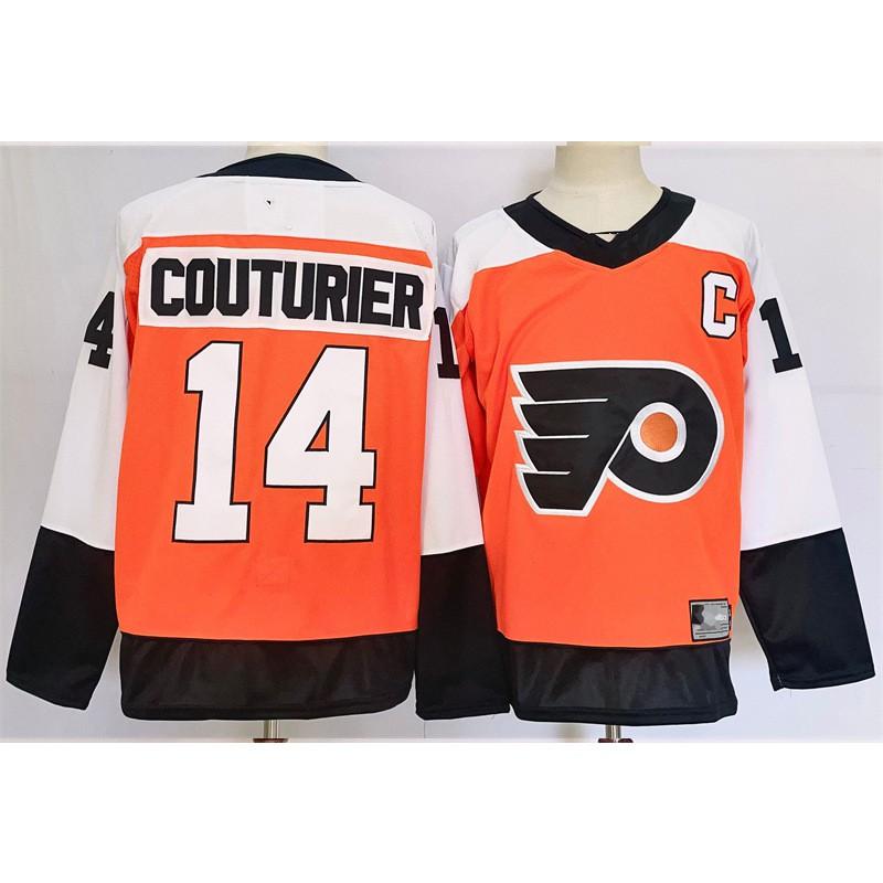 Mens Retro Ice Hockey Jersey Custom Embroidered 14 Team Uniform Training Shirt Cotton Blend