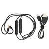 Headset BT Adapter Cable Low Latency 2 Modes Ergonomic Wireless Headphone Cable with Mic for