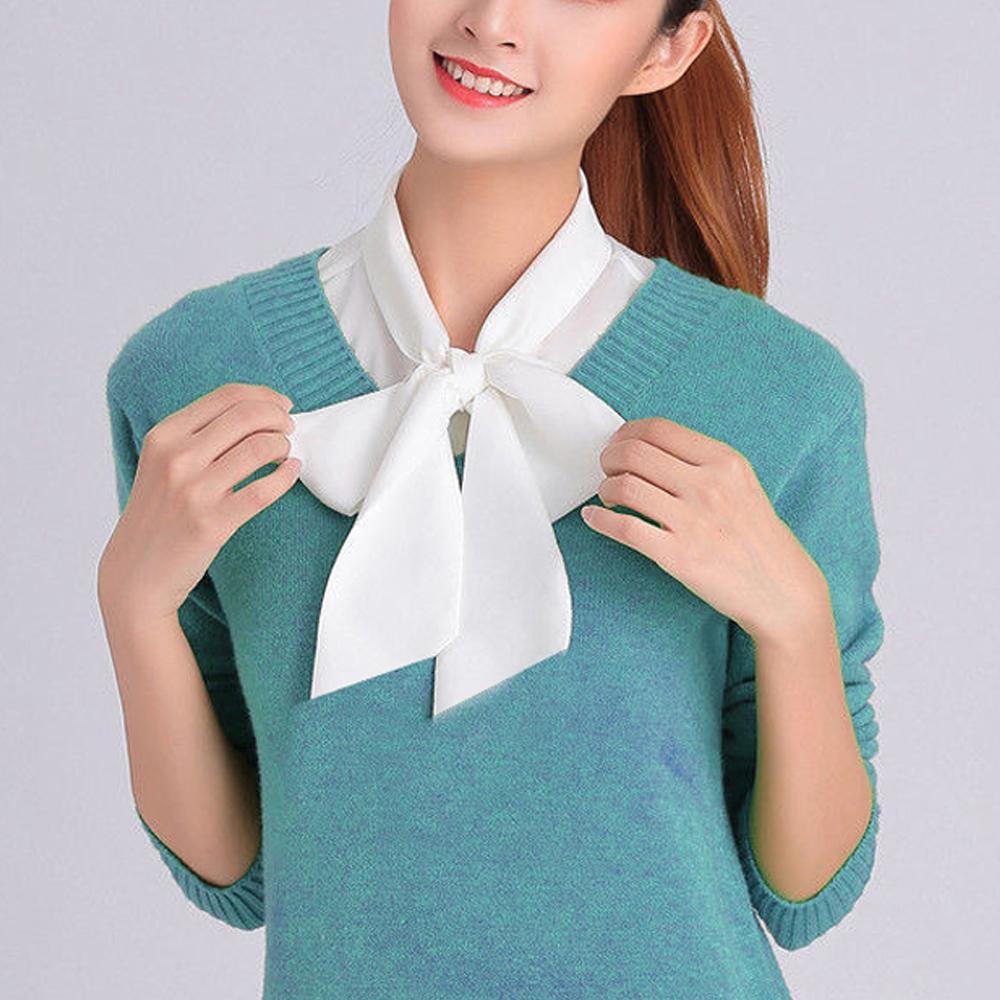 Butterfly Tie Green White Leopard Print Fake Collar Detachable Collar Fake Women Vintage Ladies False Blouse Collar Half Shirt