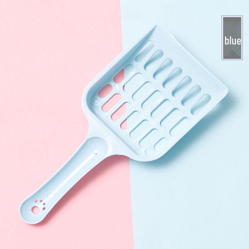 Цветной совок для кошачьего наполнителя с эргономичной ручкой