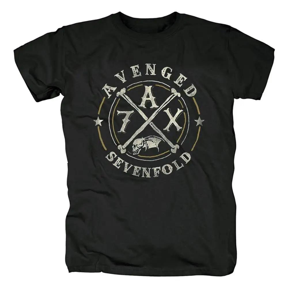 Unisex Harajuku Metalcore Avenged Sevenfold Rock T Shirt Hip Hop Streetwear T Shirt Heavy Metal Plus Size T Shirt Women 62446