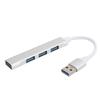 USB3.0 Hub 4 Port Aluminum Alloy Adapter Converter UltraHigh Speed Splitter Accessories