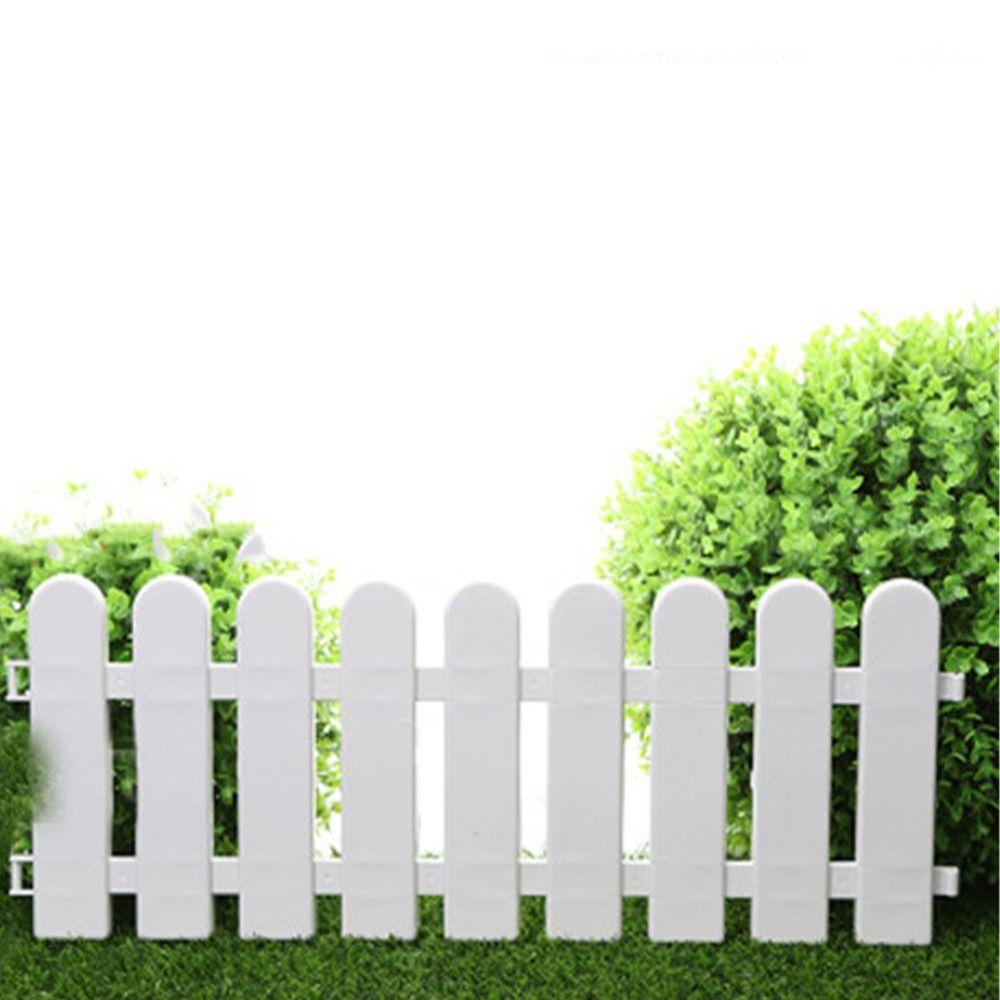 2 шт. Пластиковый садовый забор, практичный защитный поручень, дверной барьер, дворовый забор, овощной
