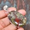 Elegant Dragon Blood Gemstone Handmade 925 Sterling Silver Pendant Jewelry