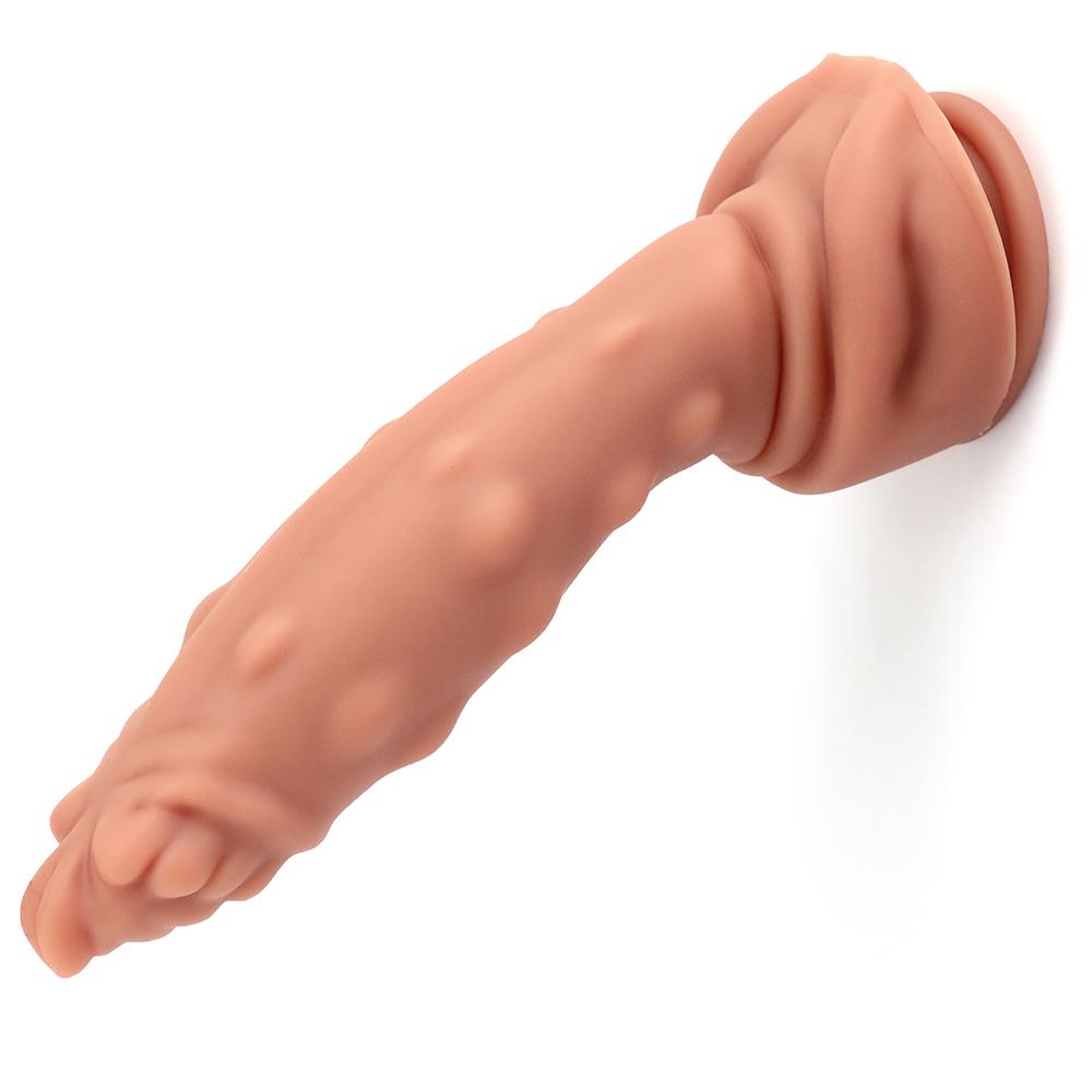 Silica Gel Huge Realistic Soft Dildo Penis Cheap Small Anal Dildo Silicone Suction Cup Masturbators Butt Plug Toys for Women Ring Cock