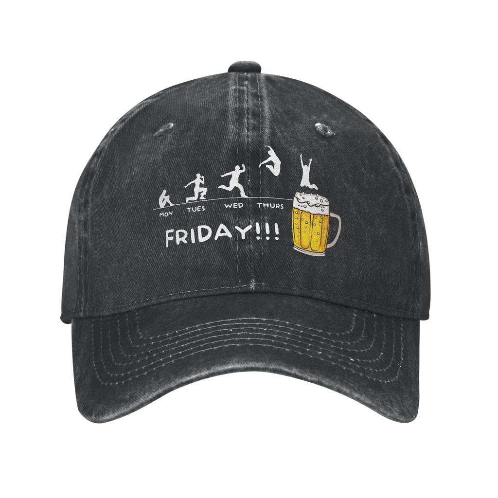 Its Beer Oclock Funny Skeleton Baseball Caps Vintage Distressed Washed Headwear Unisex Outdoor All Seasons Travel Caps Hat