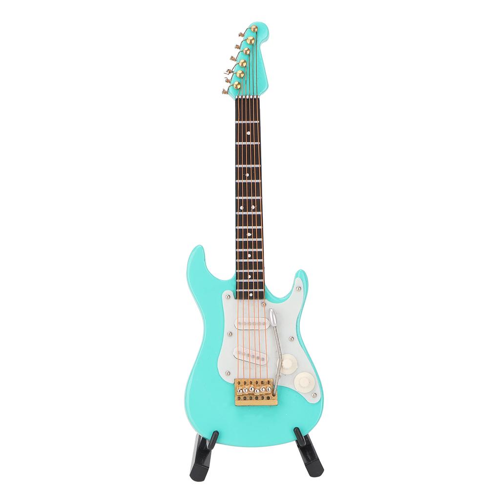 Mini Guitar Replica Miniature Guitar Musical Instrument Model Home Office DecorationS