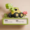 Набор инерционных машинок на тему динозавров: Экскаватор, Бульдозер и Высокоскоростная железная дорога