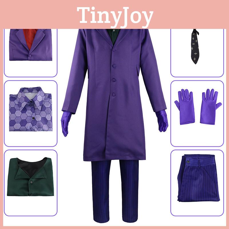 Костюм Джокера Темного рыцаря, пальто, костюм для косплея на Хэллоуин и многое другое