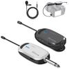 Alvoxcon Wireless Microphone Headset, Lapel Microphone, Wireless UHF Clip-on Microphone, for Video Recording, Recording, and Loudspeaker Use with