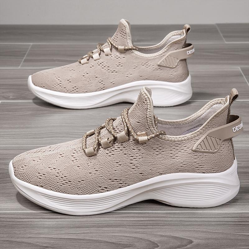 Легкие мужские сетчатые кроссовки, летние повседневные мужские кроссовки для улицы, нескользящие, дышащие, спортивные, модные, универсальные, мужские кроссовки для спорта