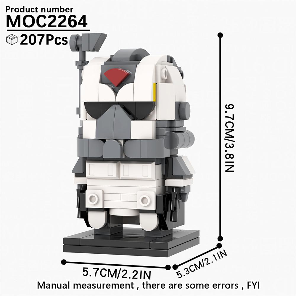 MOOXI MOC Космическая Война Brickheadz Межзвездный Sci-Fi Робот Совместимые Фигурки Строительные Блоки Игрушки Для Взрослых Для Детей Подарок Кубики