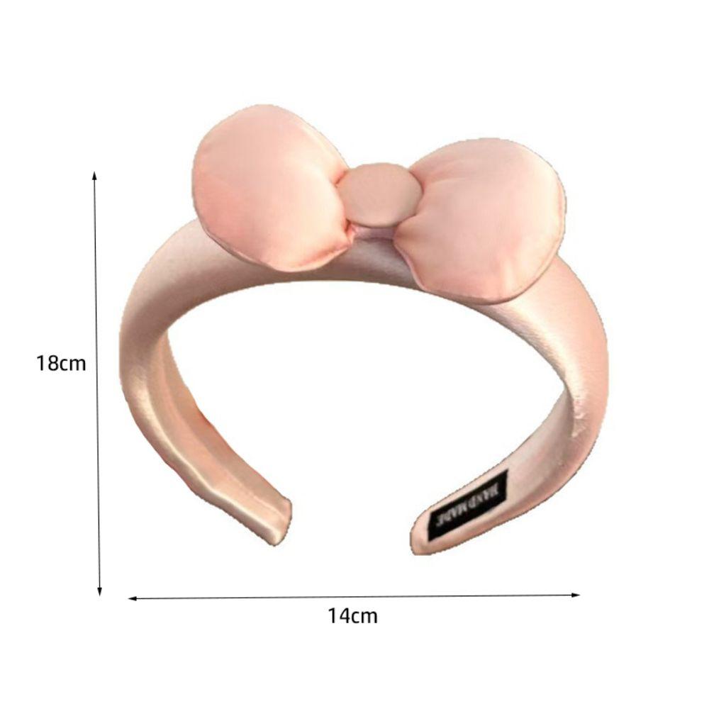 Face Washing Women's Bow Headband Korean-style Hair Band Fashion Girl Hair Hoop  for Everyday Wear