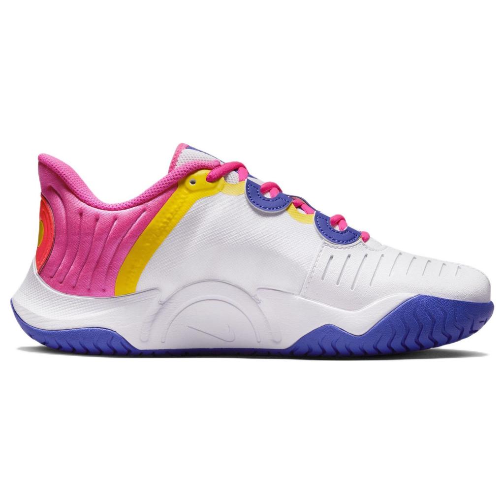 Кроссовки женские Naomi Osaka x NikeCourt Air Zoom GP Turbo White Hyper Pink Opti-Yellow Hyper-Crimson DX8853-101