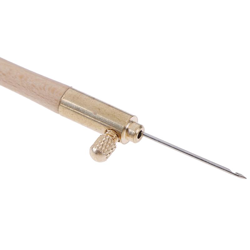 Иглы для французской вышивки, крючок с 3 иглами, инструмент для вышивания блестками из бисера