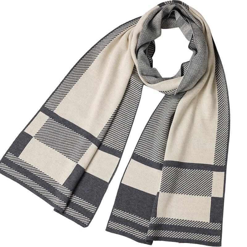 ELSYALN A-D3032B Knitted Winter Scarf