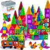 UQTOO Магнитный Конструктор Делюкс Магнитные Игрушки для DIY Строительства Образовательная Игрушка для Мальчиков и День Рождения Внутренние Магнитные Строительные Блоки Блоки, 158 Деталей