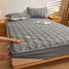 Thicken Quilted Mattress Cover Non-slip Three-layer Structure Brushed Cotton Bedspread On The Bed Queen King Size Sheet