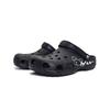 Crocs Классические клоги Silent Bear EVA Минималистичные Граффити Метро Для поездок Пляжные Дырочные Туфли Унисекс Черные