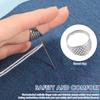 12Pcs Sashiko Stencils Kit Complete Sashiko Thread and Needles Thimble Set Denim Fabric Embroidery Kit for Beginners Quilting