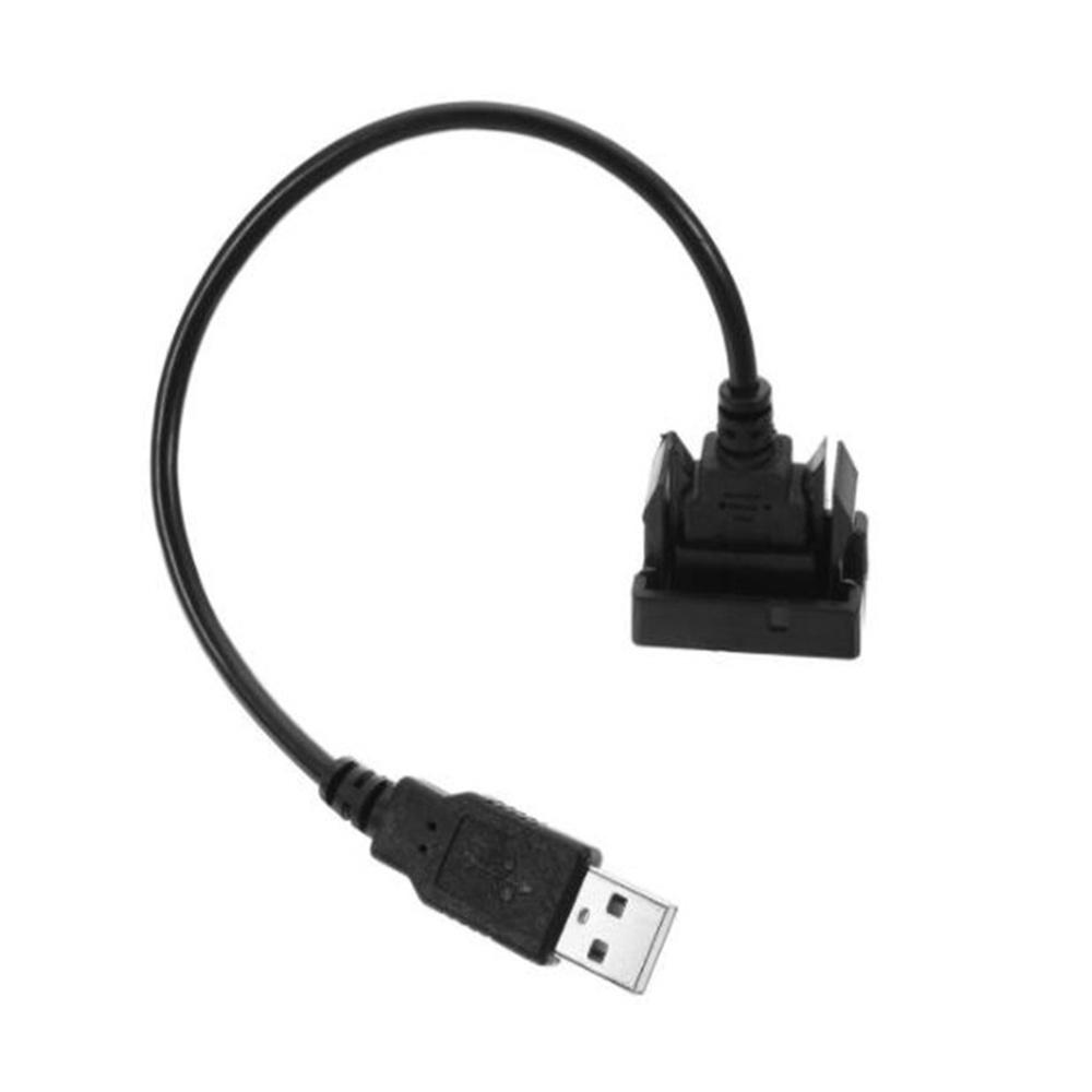 1x Панель с USB-портом для врезной установки на приборную панель автомобиля, удлинительный кабель-адаптер для Toyota Camry