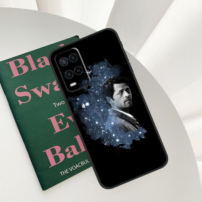 Supernatural Castiel Case For Oppo A52 A72 A76 A96 A54 A74 A94 A54S A57S A58 A78 A98 A57 A77 A15 A16 A17 Cover