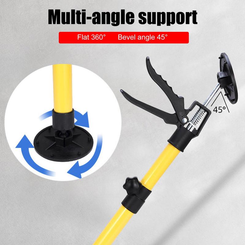 Телескопическая опора для установки шкафа Quick Hand Work Lifter Rod Стальная опора-третья рука Инструмент Для храпового механизма для груза