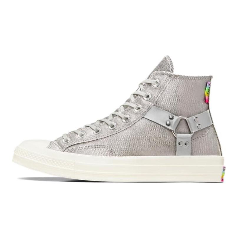 Converse Кроссовки унисекс Chuck 70 High Pride 2024 Silver Egret Chaos-Fuschia A10214C