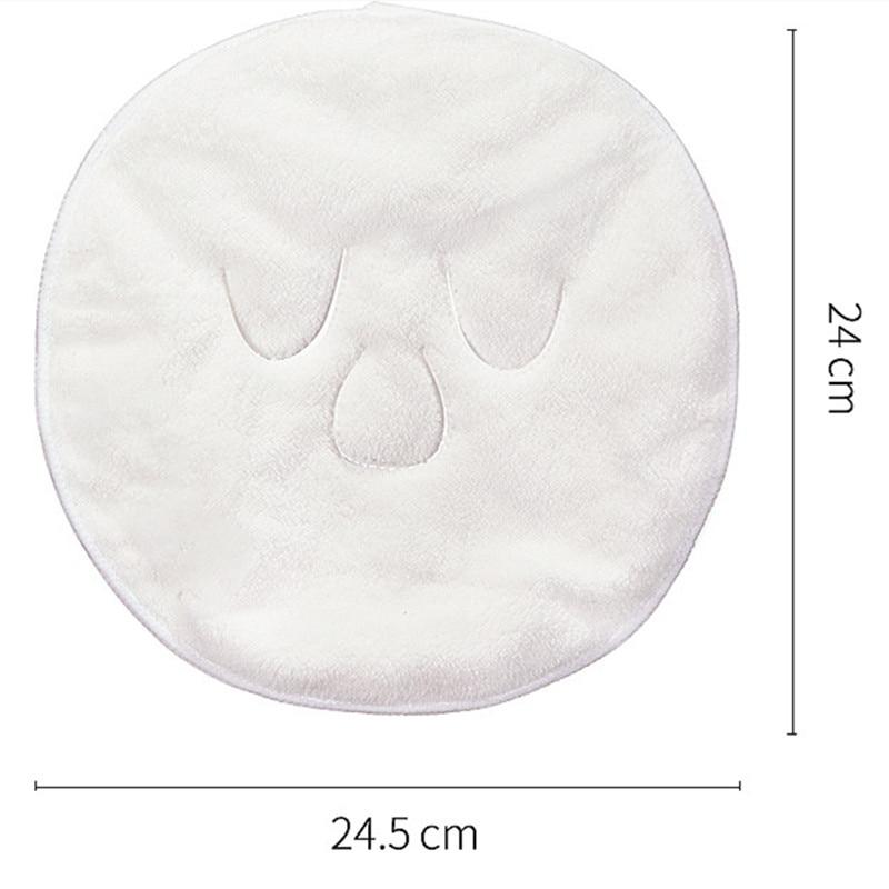 Белое полотенце для лица Увлажняющее и гидратирующее Салон красоты и Маска для холодного и горячего компресса Утолщенное полотенце для лица из кораллового флиса KTY