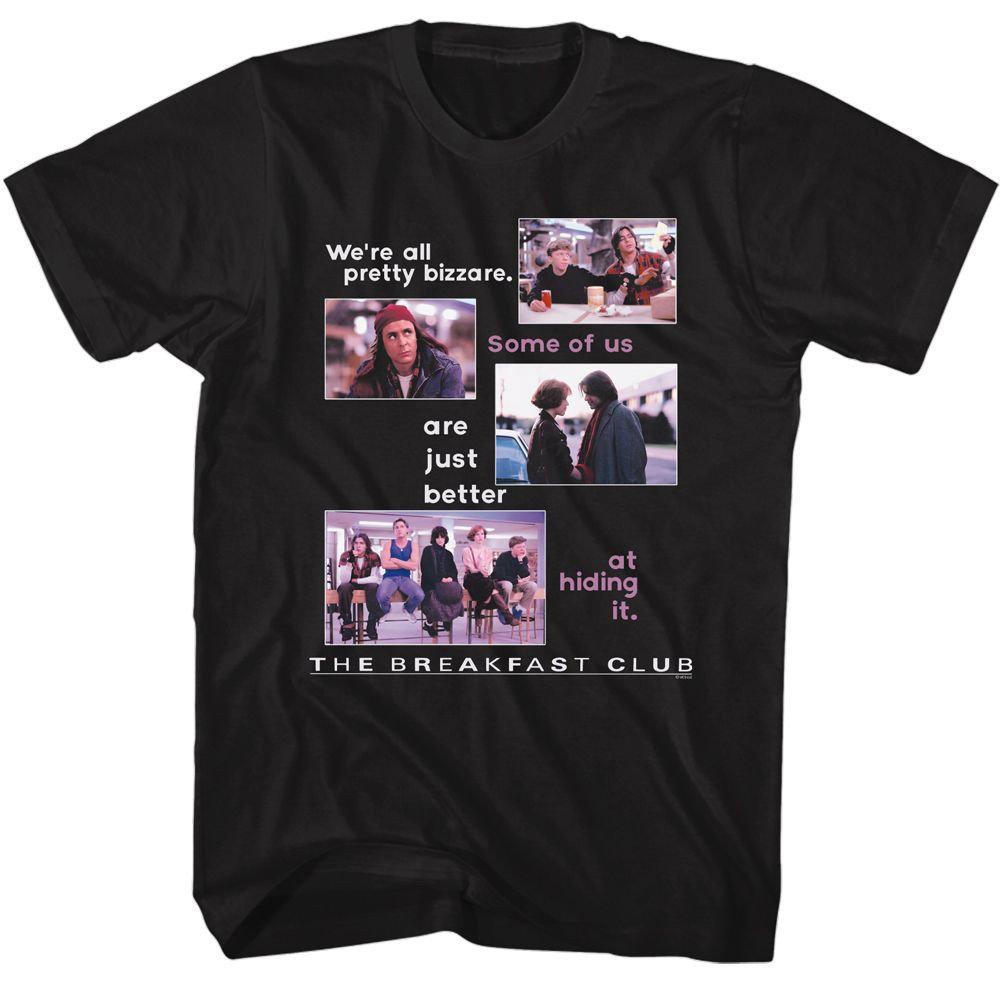 The Breakfast Club All Pretty Bizarre Black TShirt Summer Mens and Womens Loose and Breathable Tshirt Top
