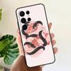 Мягкий чехол 'Цветок змеи' для Samsung Galaxy S25 S24 S23 S22 S21 Ultra S9 S10 Plus S23 FE S24 FE Чехол для телефона