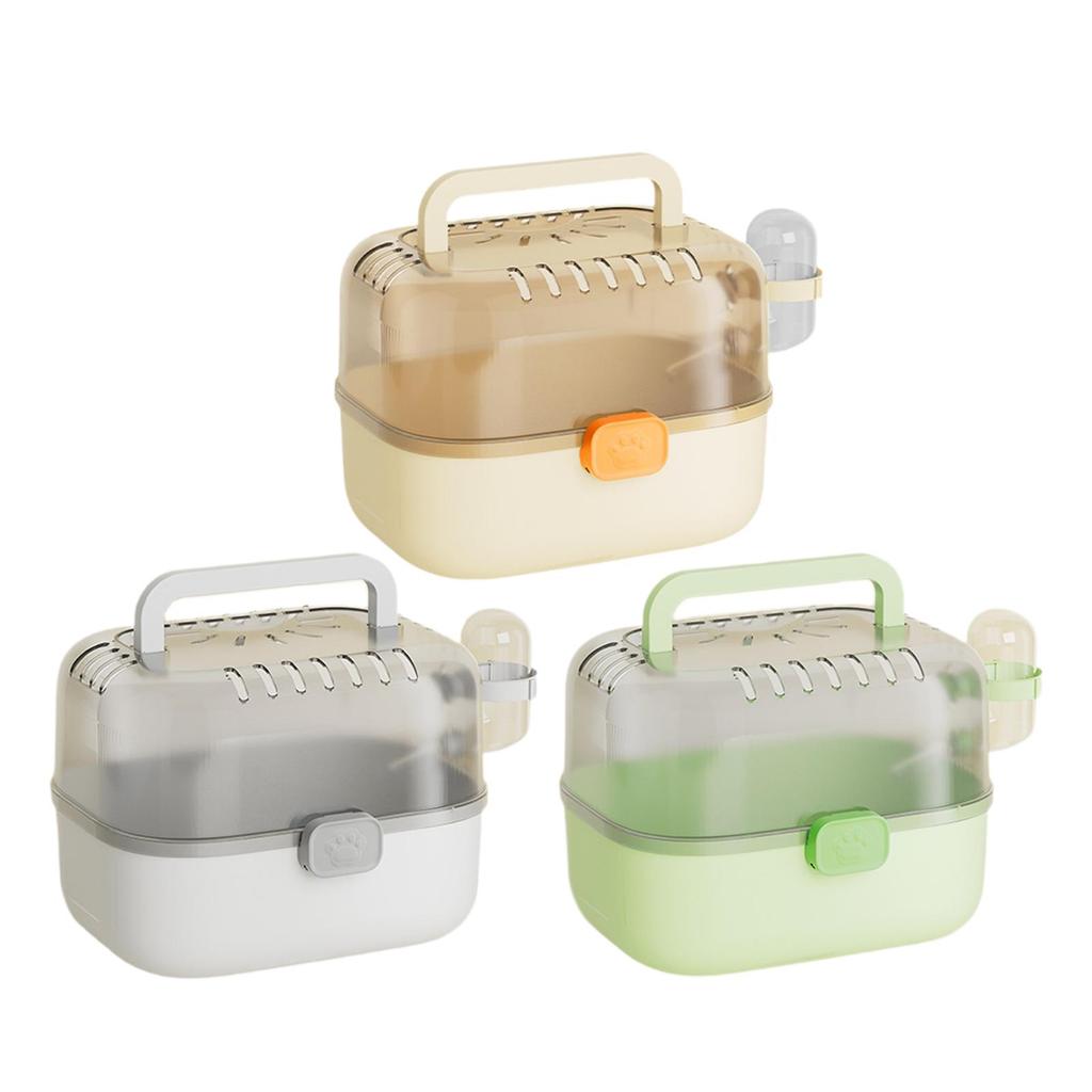 Hamster Cage Carry Case Convenient Enclosure Ventilation Versatile Small Animal Cage for Sugar Glider Hedgehog Small Animals