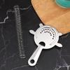 With Spring Bar Strainer Silver Ice Filter Professional Cocktail Strainer  Bartender