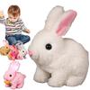 Реалистичная игрушка кролик, детский интерактивный прыгающий кролик, плюшевая игрушка, реалистичные подергивающиеся уши, сделанная вручную электрическая игрушка кролик