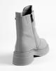 Ботинки с молнией Geronea 377758 36 Светло-серые кожа