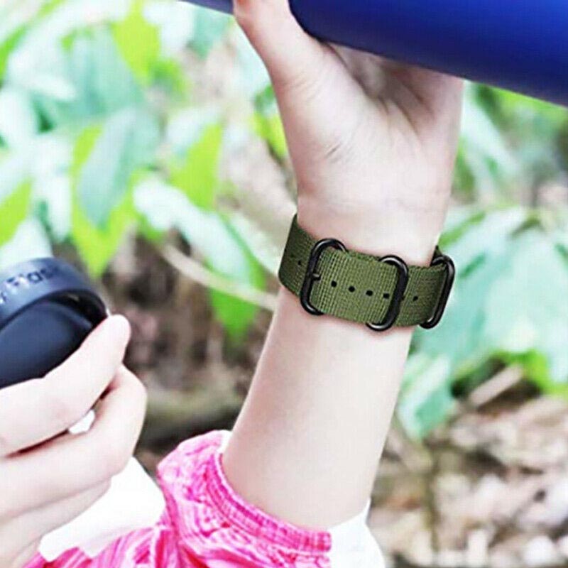 Тканый нейлоновый универсальный браслет для часов Srtap Writst ремешок для часов водонепроницаемый прочный спортивный 18/20/22/24 мм