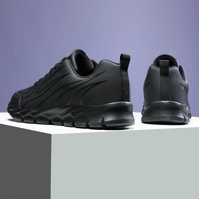 Модные повседневные кроссовки мужские Обувь Повседневные На шнуровке Круглый носок Кроссовки Уличные Противоскользящие Для ходьбы Бега Беговые кроссовки Zapatilla Deportiva Homb