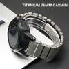 26-мм титановый ремешок для часов Garmin Fenix 8 7X Pro 51 мм 6X Quick Fit Роскошный ремешок для Garmin Enduro 3 2 Instinct 2X Браслет Ремень