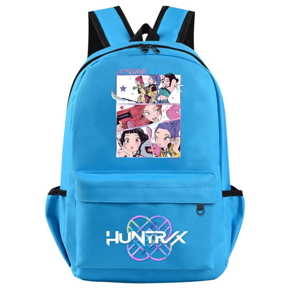 Anime Kpop Demon Hunters Printed Backpack for Teenager Student Girl Boy Bookbag Schoolbag Women Large Capacity Travel Bag Kid Gift Rucksak