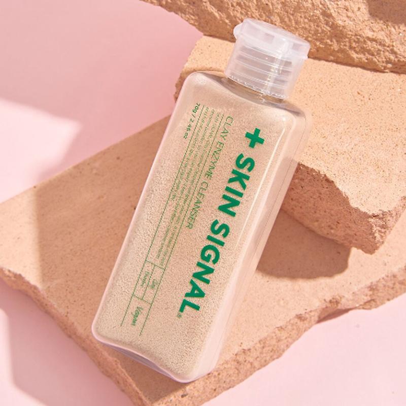 SKIN SIGNAL Энзимное очищающее средство с розовой глиной 70г