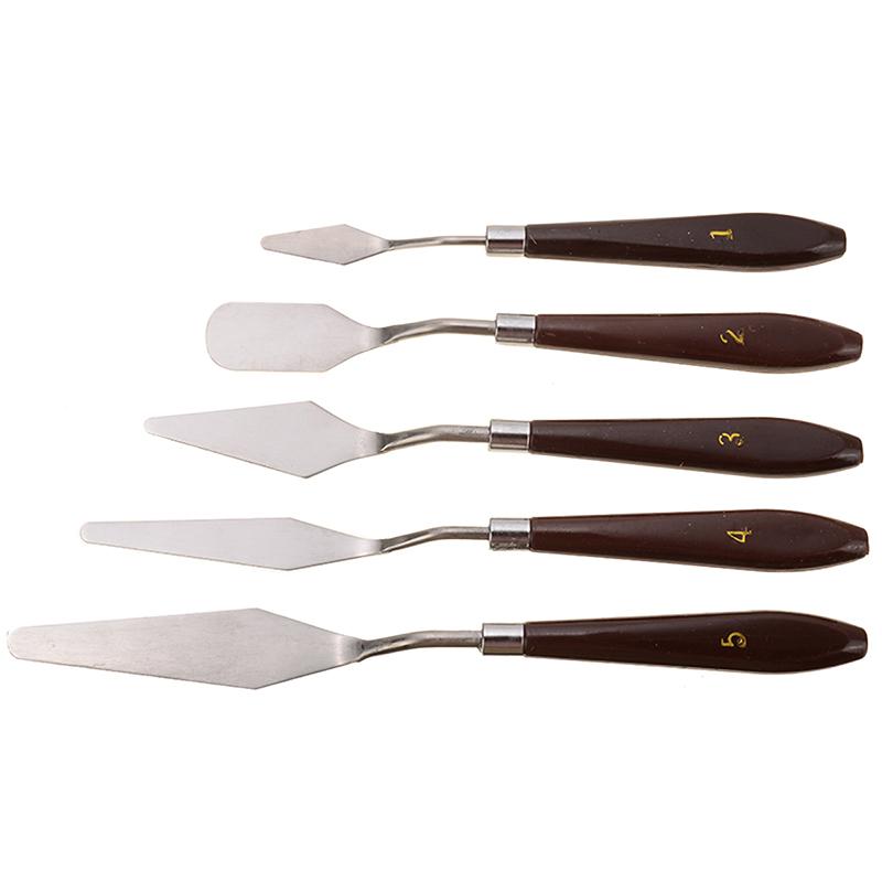 5 шт./компл. лопаточка из нержавеющей стали, кондитерские инструменты, миксер для крема для торта, скребок, лопата