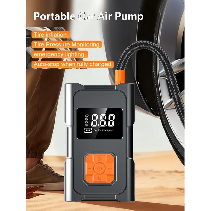 150psi Wireless Air Pump Portable Electric Tire Inflator Car Bicycle Motorcycle Air Compressor Injector Bike Ball Accessories