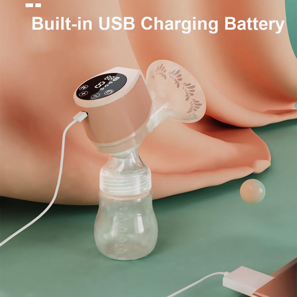 Встроенный электрический молокоотсос для грудного вскармливания 3 режима и 9 регулируемых уровней всасывания Низкий уровень шума