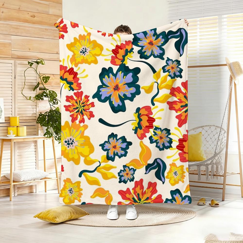 chubby Sseamless pattern Throw Lightweight g Flannel Blanket Soft Skinfriendly for Summer Cooling