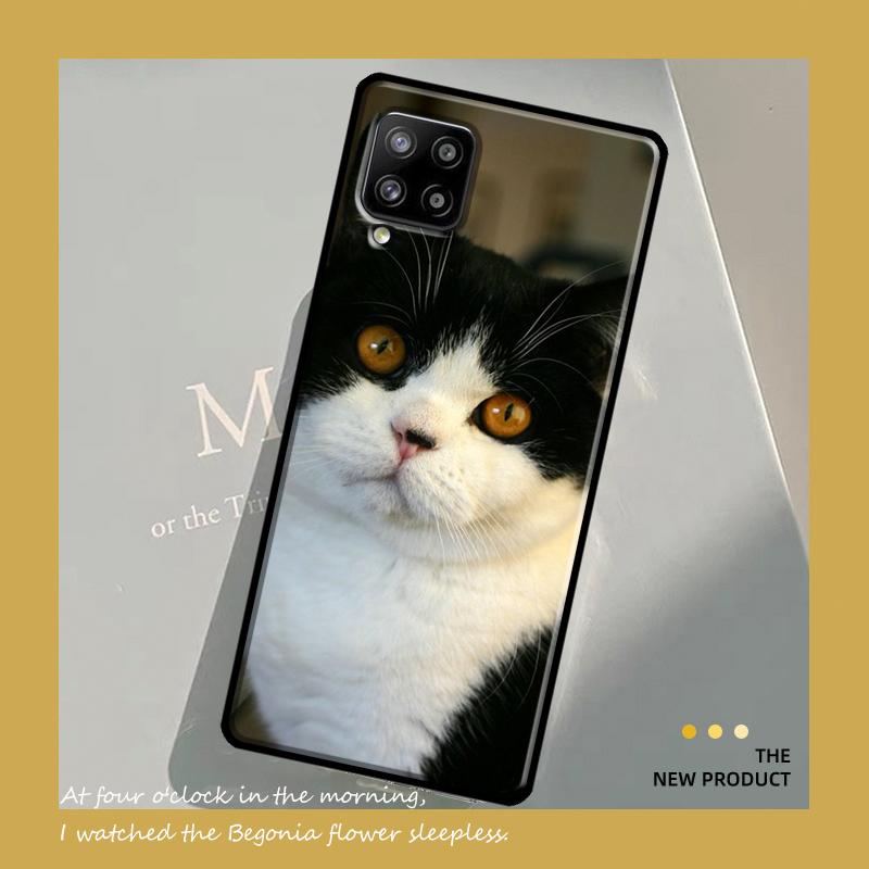 Чехол с изображением британской короткошерстной кошки для Samsung Galaxy A54 A34 A13 A23 A33 A53 A73 A12 A22 A32 A52 A51 A71 A14