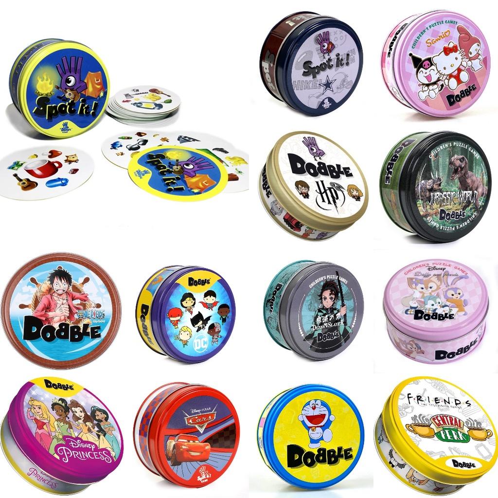 Игра Spot It Веселая и интерактивная карточная игра для многопользовательских собраний Картонные карты Dobble