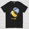 Le Moon - Лимонная Луна 100% Хлопок Летняя Повседневная Прохладная Свободная Футболка