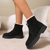 Ботильоны на меховой платформе, брендовые замшевые туфли, зимние теплые плюшевые хлопковые повседневные кроссовки 2025 года, трендовые спортивные ботинки для бега, женские