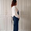 1-5 шт. Джинсовый фартук для салона с передним карманом, регулируемым ремешком на шею и талию, без рукавов, для дома, бритья, уборки, унисекс